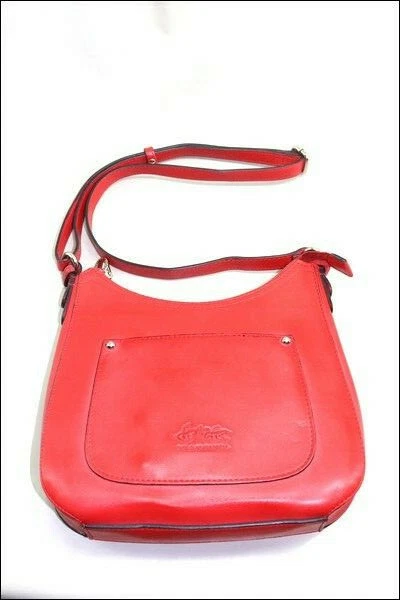 Francinel Sac Porté épaule Cuir Rouge TBE