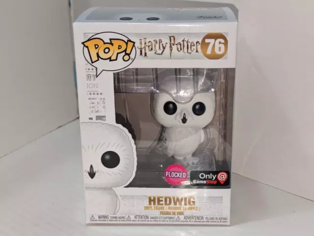 Hedwig Owl Flocked Harry Potter Funko Pop! Gamestop Exclusive 76