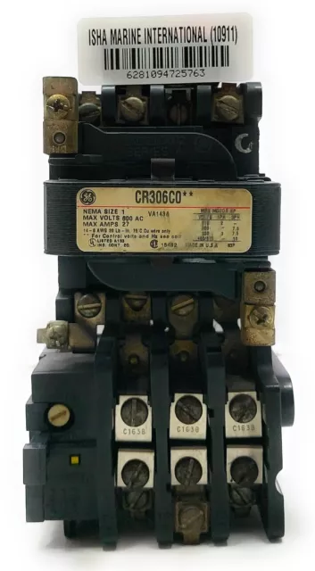 GE CR306C0 Nema Serie Magnetisch Motor Starter