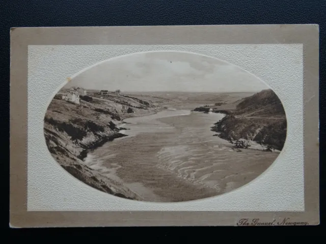 Cornwall NEWQUAY The Gannel c1910 Postcard by J. Welch & Sons