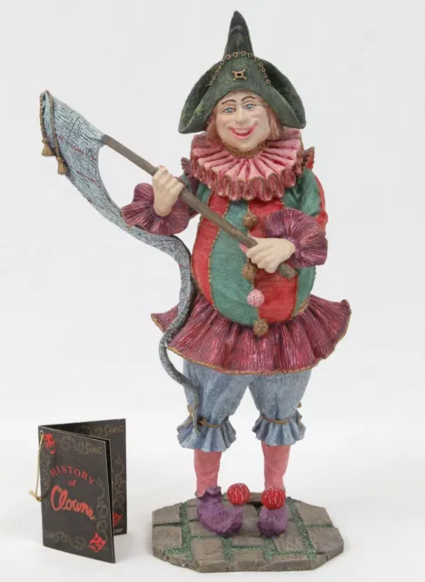 Duncan Royale History of Clown Medieval Figure 12.25" Pulcinella 1986 #586/20000