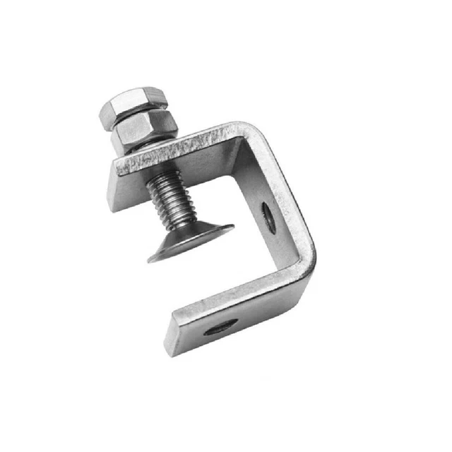 22 Morsetti A R In Acciaio Inox Con Gomma - Per Tubi E Cavi Da 25 Mm, Clip A P Rivestite, Antiruggine, Antivibranti - 3