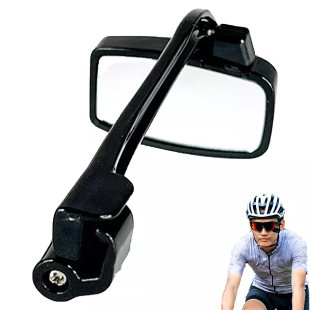 MTB Bicycle Helmet Riding Rearview Mirror 360° Adjustable Bike Cycling Rear View