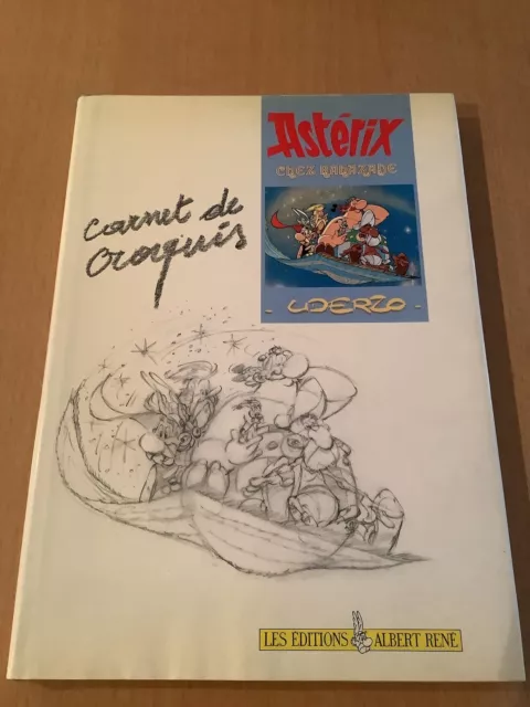 asterix. Carnet De Croquis + RARE Dossier De Presse.