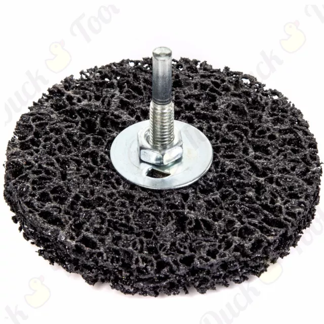 4 x PAINT/RUST/SCALE REMOVERS 100mm Nylon Wheel Drill Abrasive Stripping Disc