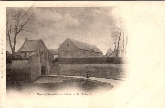 *44540 cpa Montreuil sur Mer - entrance to the Citadel