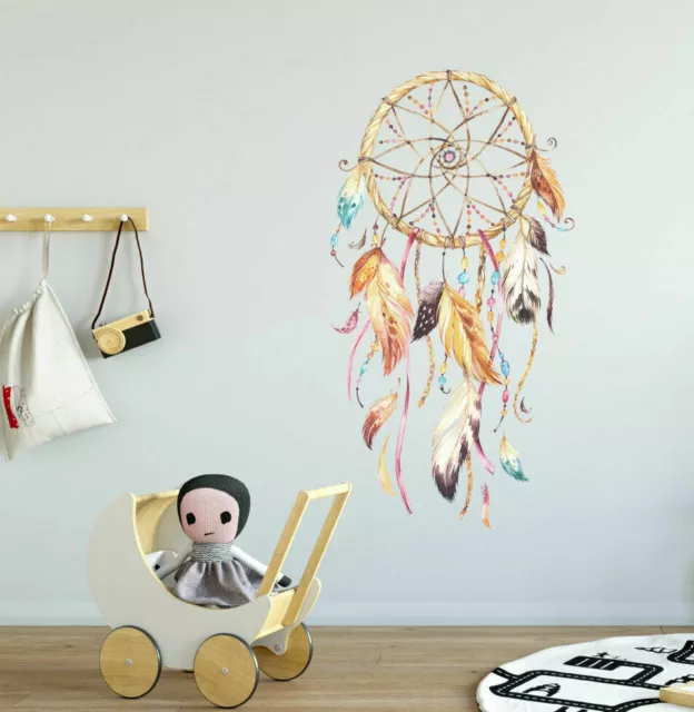 Boho Dream Catcher Wall Sticker Decal Kids Nursery Home Decor Art Mural Gift DIY