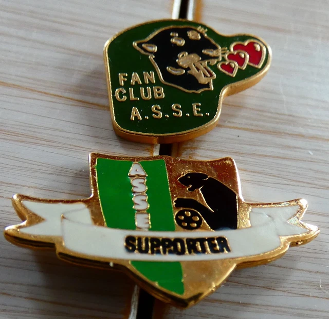 e PINS PIN FOOTBALL SOCCER FOOT ASSE SAINT ETIENNE FAN CLUB GRENOBLE