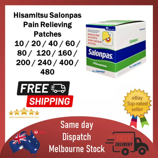 Salonpas Patch Pain Relieving Patches Packs