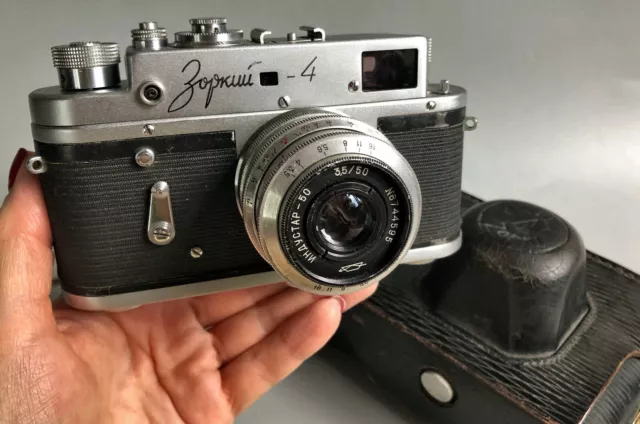 Camera 35mm Tested Zorki 4 Jupiter 8 f2/50 Vintage rangefinder Cameras ussr old