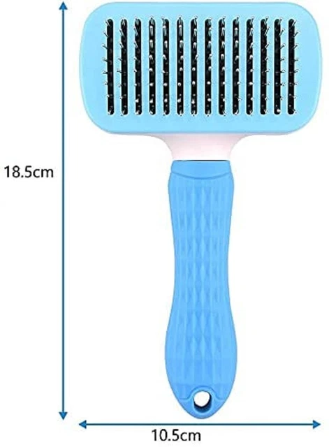Pet Dog Cat Brush Grooming Slicker Self Cleaning Slicker Brush Massage Hair Comb