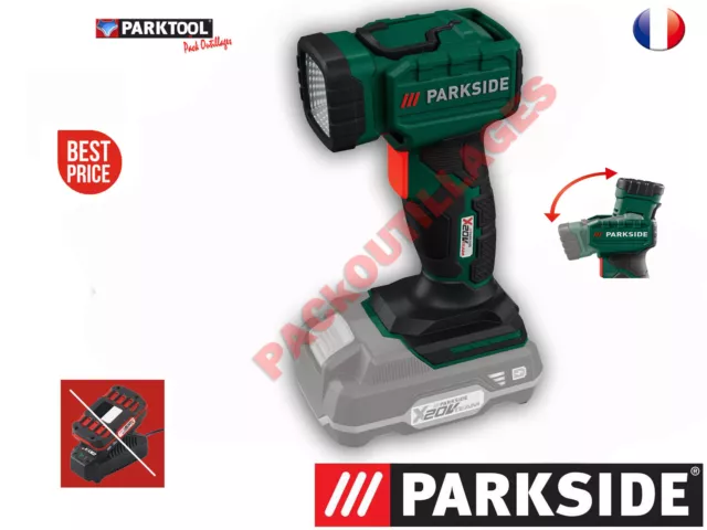 PARKSIDE Lampe torche à LED sans fil »PLHLA 20-Li A1«, 20 V