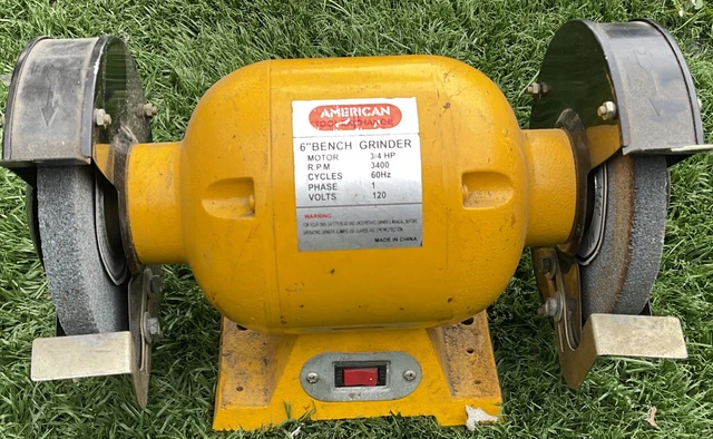 American 6" Bench Grinder 3/4￼HP Motor Professional tools