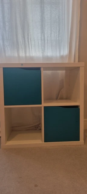 IKEA KALLAX 2X2 cube shelving unit £15.00 - PicClick UK