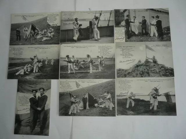 Les-chansons-de-Botrel Carte-postale-ancienne-Bretagne-