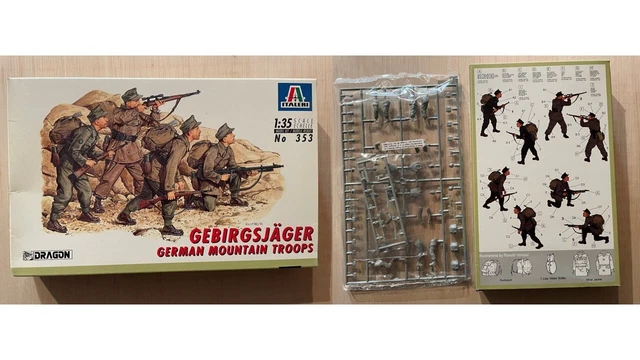 Lot De 5 Maquettes 1/35 ITALERI TAMIYA - Soldats US En Allemagne - Occasion
