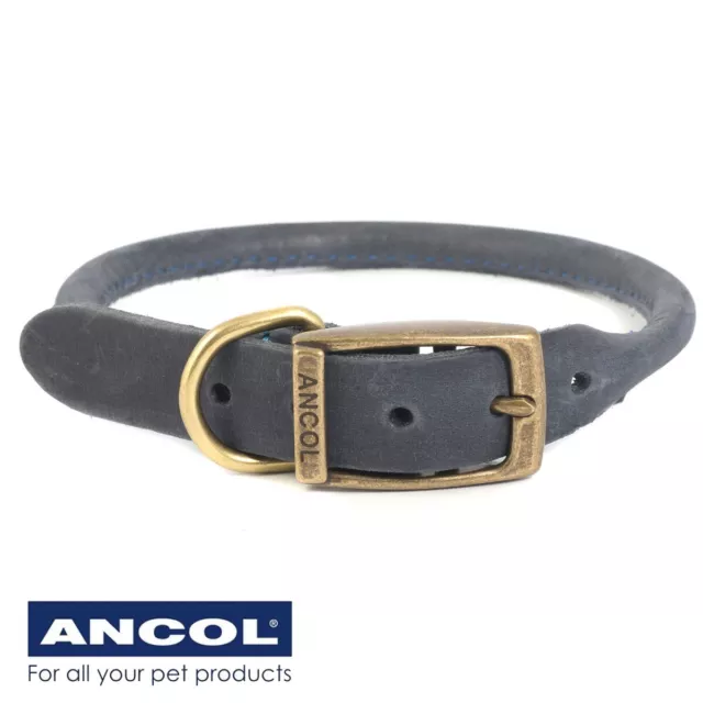 ANCOL™ TIMBERWOLF ROUNDED PET COLLAR 39cm - 48cm Training Dog Puppy Neck Band UK