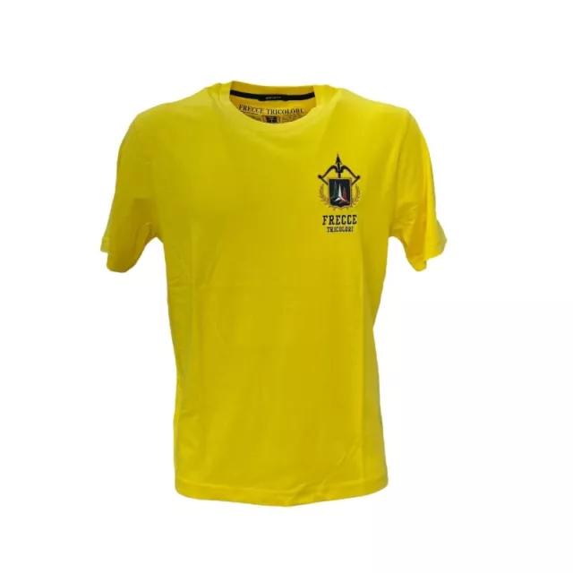 T-Shirt Aeronautica Militare TS2220 Tshirt Jaune Pilote Flèches Tricolor R