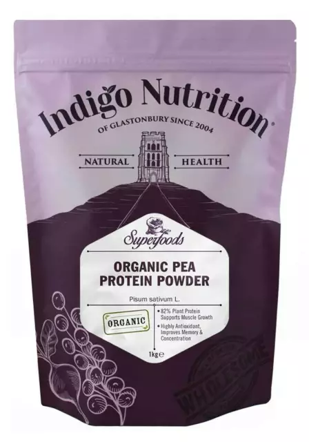 Organic Pea Protein Powder - 500g & 1kg - Gluten Free - Indigo Herbs