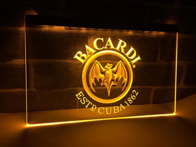 Enseigne Lumineuse Néon LED – Monture Rhum Gay – Déco Pour Bar, Pub, Boutique