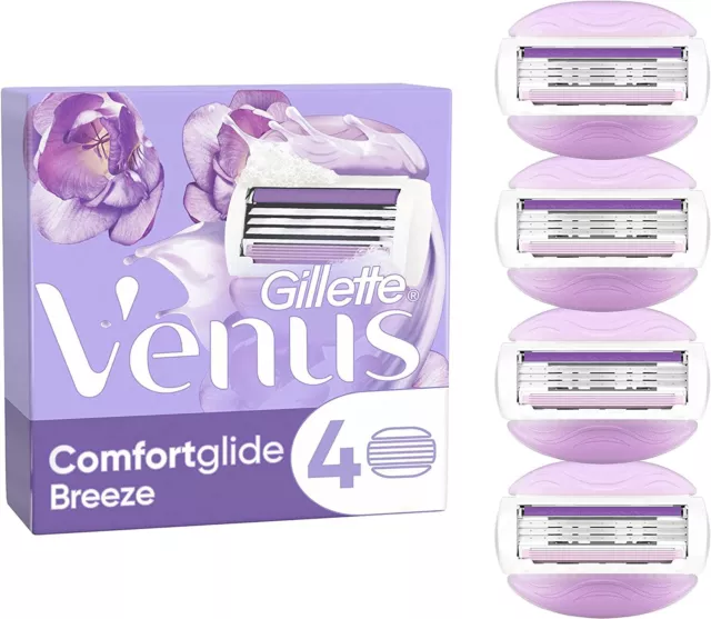 Gillette Venus Comfortglide Breeze, Lames de Rasoir Femme, Rasage de Près en Dou