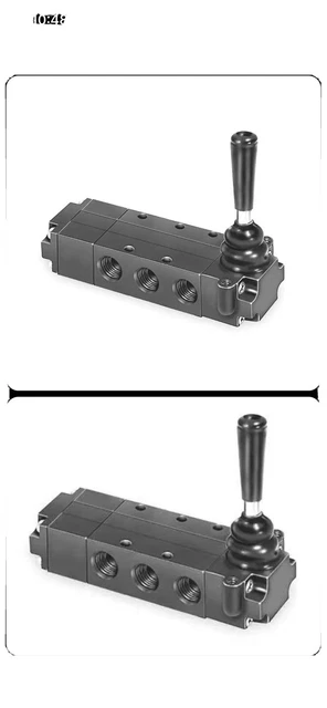 Parker 529811000 Manual Air Control Valve,4-Way,1/4In Npt