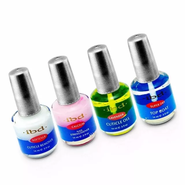 Olio per cuticole smalto rinforzante per unghie IBD top coat capacità  14 ml