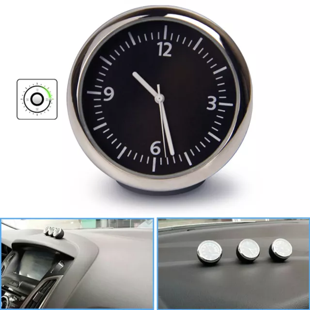 R27C Auto-Armaturenbrett Mini Uhr Auto Uhr, Innenausstattung, Analoge Quarzuhr