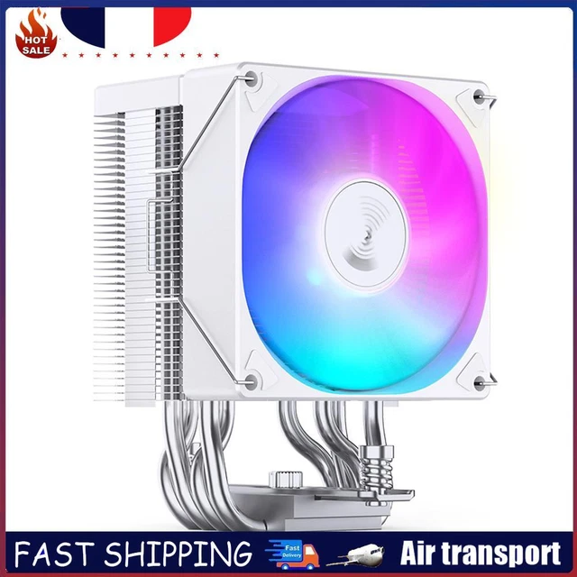 # ARGB CPU Cooler Fan 4 Heat Pipe for INTEL LGA 1700 1200115X AM4 ...