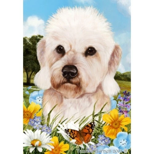 Summer Garden Flag - Mustard Dandie Dinmont Terrier 182101