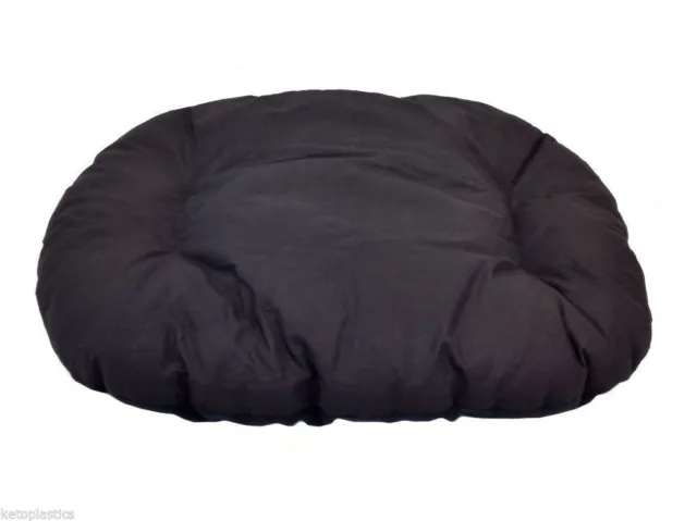 New!!!  Large Black Fleece Dog /  Cat Bed Cushion To Put In Bottom Of Basket