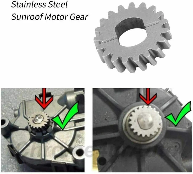 LST Sunroof Motor Gear Repair Kit For Mercedes-Benz C-Class W202 W204 - Metal Gear Replacement