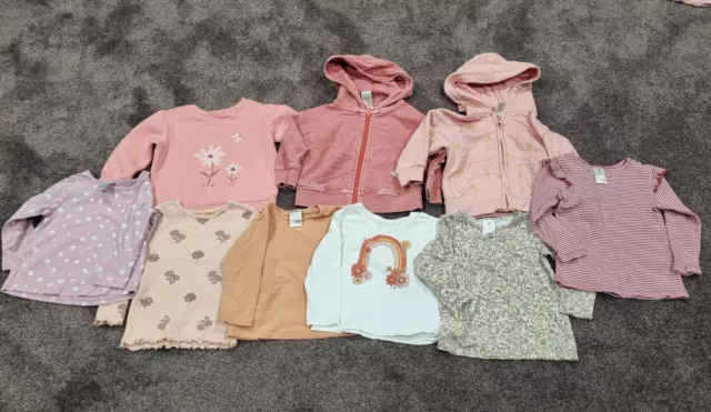 Baby Girls Winter Size 1 Jumper And Top Bundle EUC