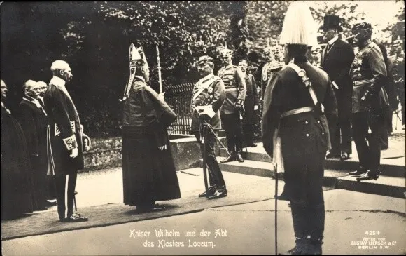 Ak Rehburg Loccum in Niedersachsen, Kaiser Wilhelm II., Abt des... - 10861617