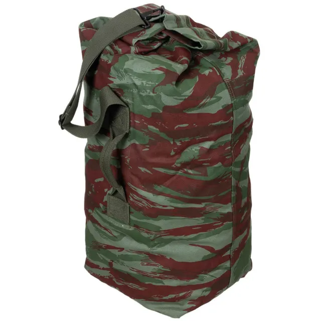 Francés Ejército Petate Bolsa de Transporte Mochila Correa Leopardo Camuflaje