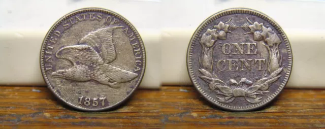 1857 Flying Eagle Cent Us Coin
