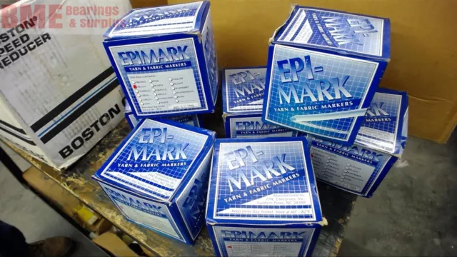 Lot Of 7 Box Epi-Mark Yarn & Fabric Markers Blue 6