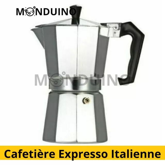 Cafetière Italienne En Aluminium Argent - Cafetière Italienne 3/6/9/12 Tasses