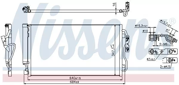 Klimakühler Aluminium Voll für BMW F20 F34 F32 F82 F33 F83 F31 F21 F30 11->