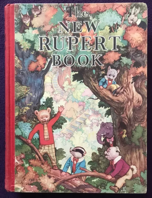 THE NEW RUPERT BOOK - Original Rare 1938 Annual - RUPERT THE BEAR