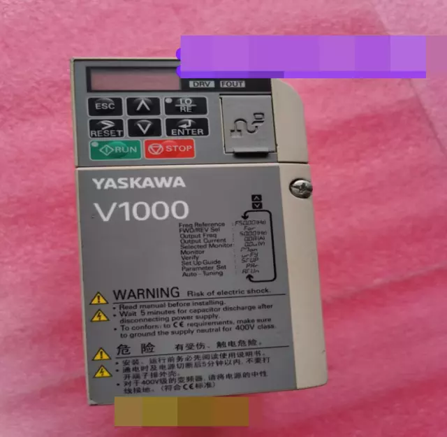 1pc used Yaskawa V1000 CIMR-VB2A0004BBA