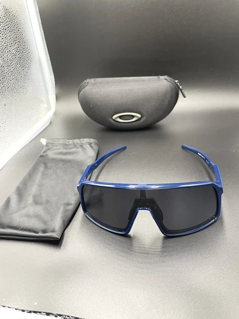 Oakley Sutro VR46 Navy w/ Prizm Black Iridium Lenses Valentino Rossi NEW