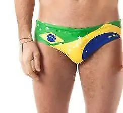 Costume Da Allenamento Brasile Nuoto Piscina Slip Brief Uomo