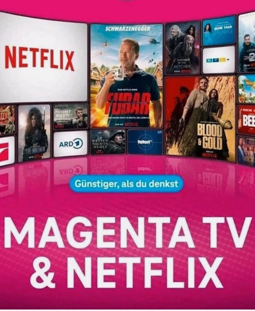 Magenta Zuhause L Mit Tv Netflix 6 MONATE MAGENTA TV Flex Mit Netflix! EUR 50,00 - PicClick DE
