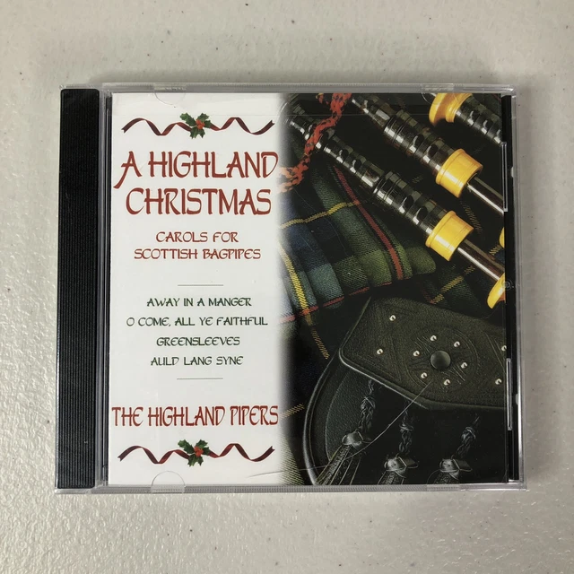 A Highland Christmas by Highland Pipers CD 1998 Carols For Scottish Bagpipes
