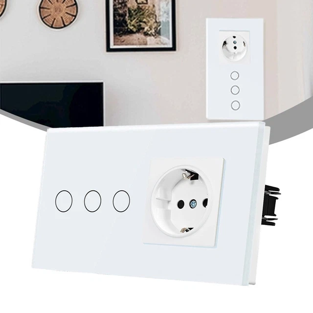 Interruttore touch EU facile da usare e combinazione di chiavi a spina per attrito