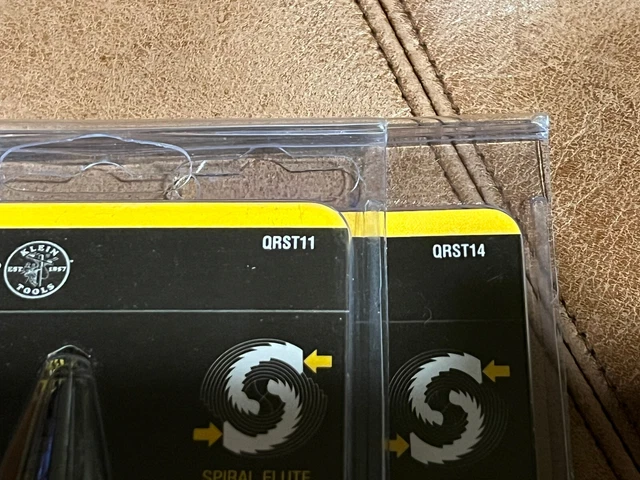 Klein Tools QRST11 & QRST14-Quick-Release Step Drill Bit-New 3
