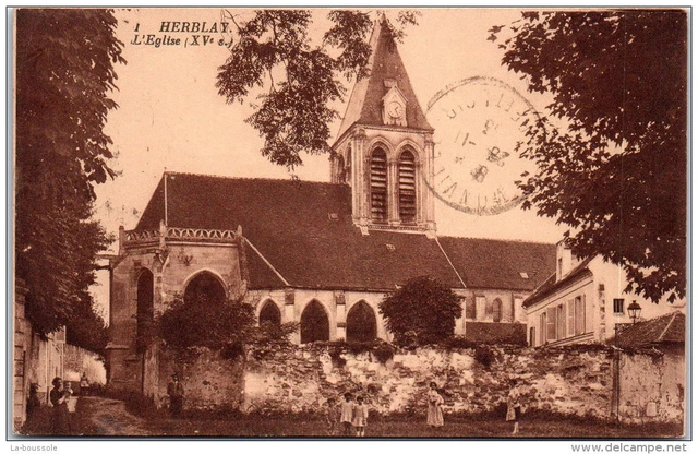95 HERBLAY - l'eglise --