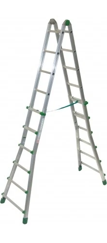 Scala Alluminio Telescopica 6 + 6 gradini Altezza cm. 570 FACAL BK/5