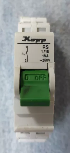 Kopp RS-1 /16 Leitungsschalter 1-polig Schalter 16 A DIN Schiene